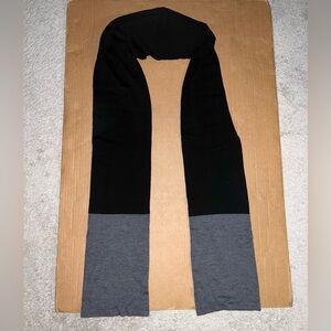 Dior Blk./Gray Wool Scarf~8.5” X 90” Hedi Slimane  Runway These Gray Days F/W 06